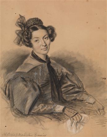 JULIEN-LÉOPOLD BOILLY (Paris 1796-1874 Paris) Mme. Sophie Pannier.
